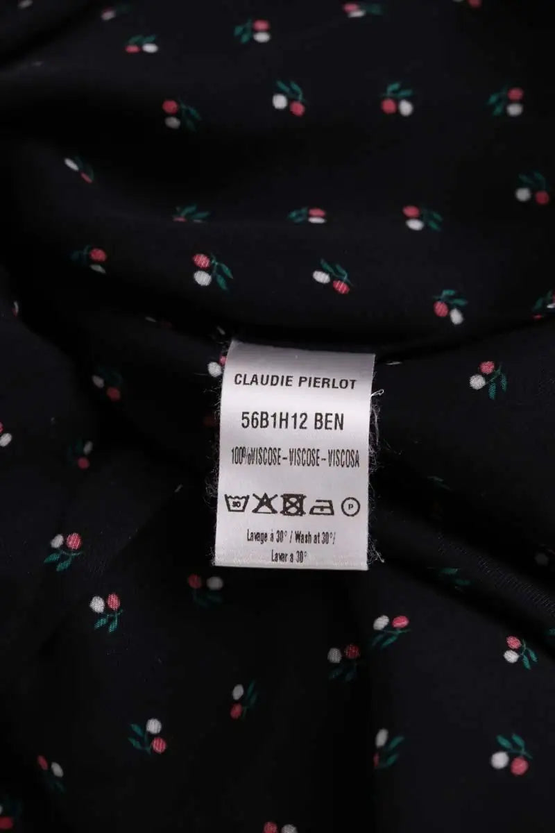 Top Claudie Pierlot Noir en Viscose
