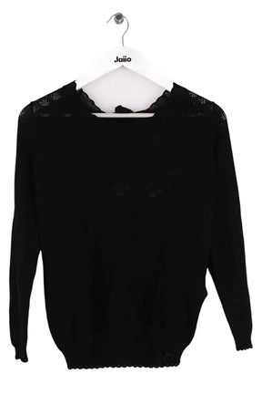 Top Claudie Pierlot Noir en Viscose, taille S - Seconde Main