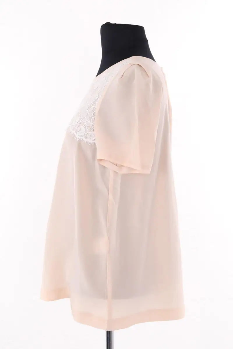 Top Claudie Pierlot Rose en Soie