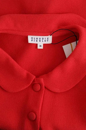 Top Claudie Pierlot Rouge en Synthétique