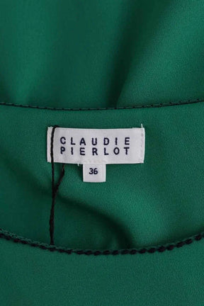 Top Claudie Pierlot Vert en Synthétique