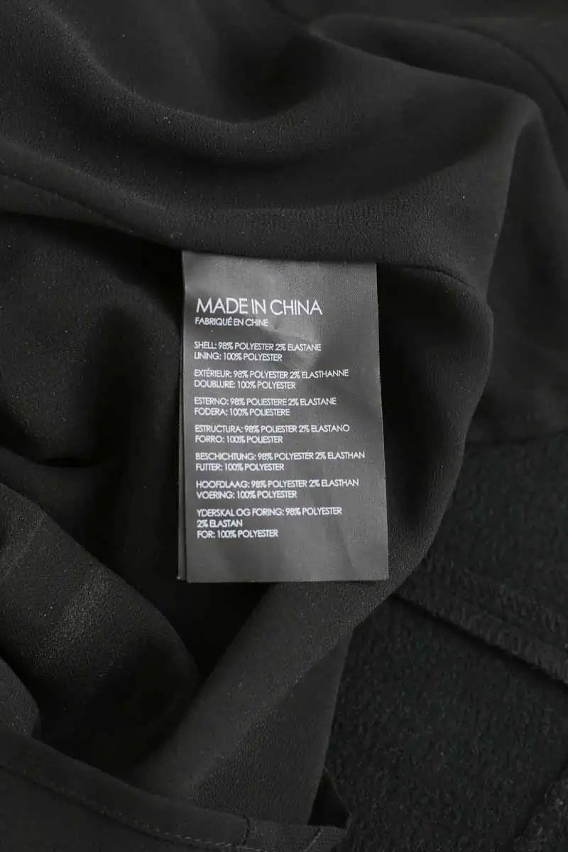 Top Club Monaco Noir en Polyester