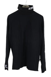 Top col roulé GCDS Noir en Coton, taille S - Seconde Main