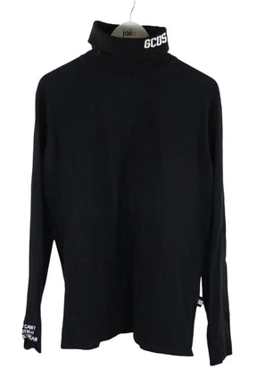 Top col roulé GCDS Noir en Coton, taille S - Seconde Main