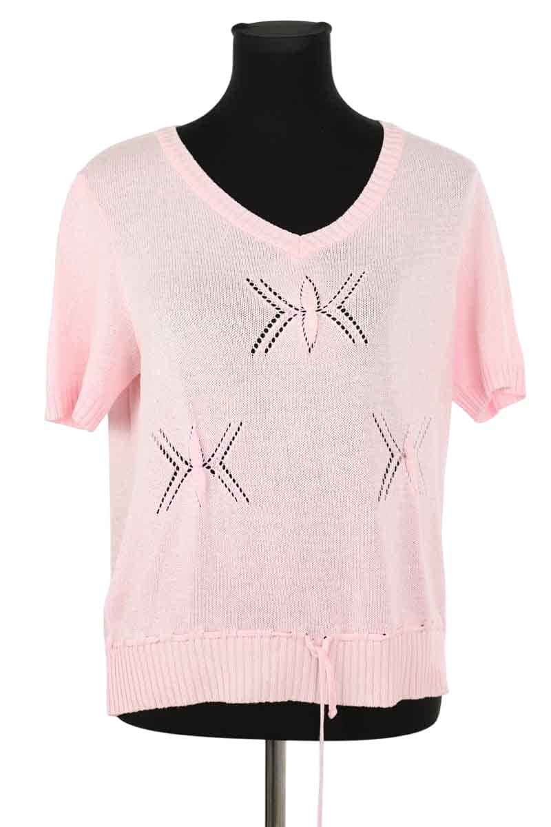 Top Courrèges Rose en Coton, taille S - Seconde Main