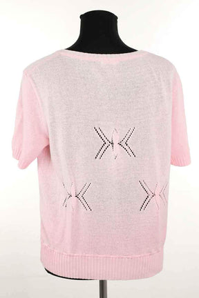 Top Courrèges Rose en Coton