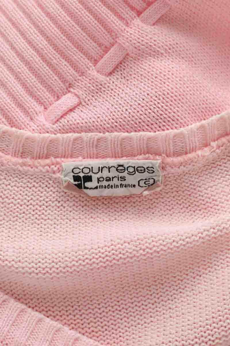 Top Courrèges Rose en Coton