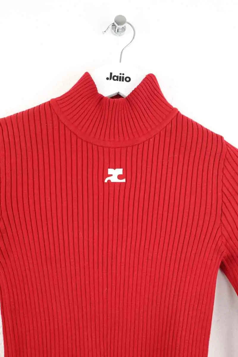 Top Courrèges Rouge en Viscose