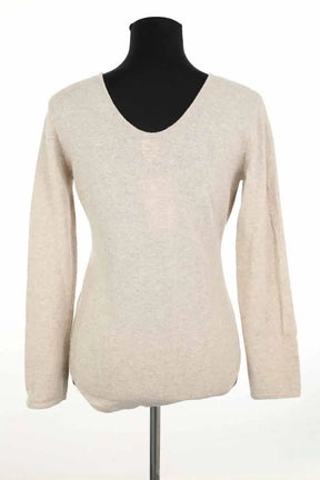 Top Des Petits Hauts Beige en Laine