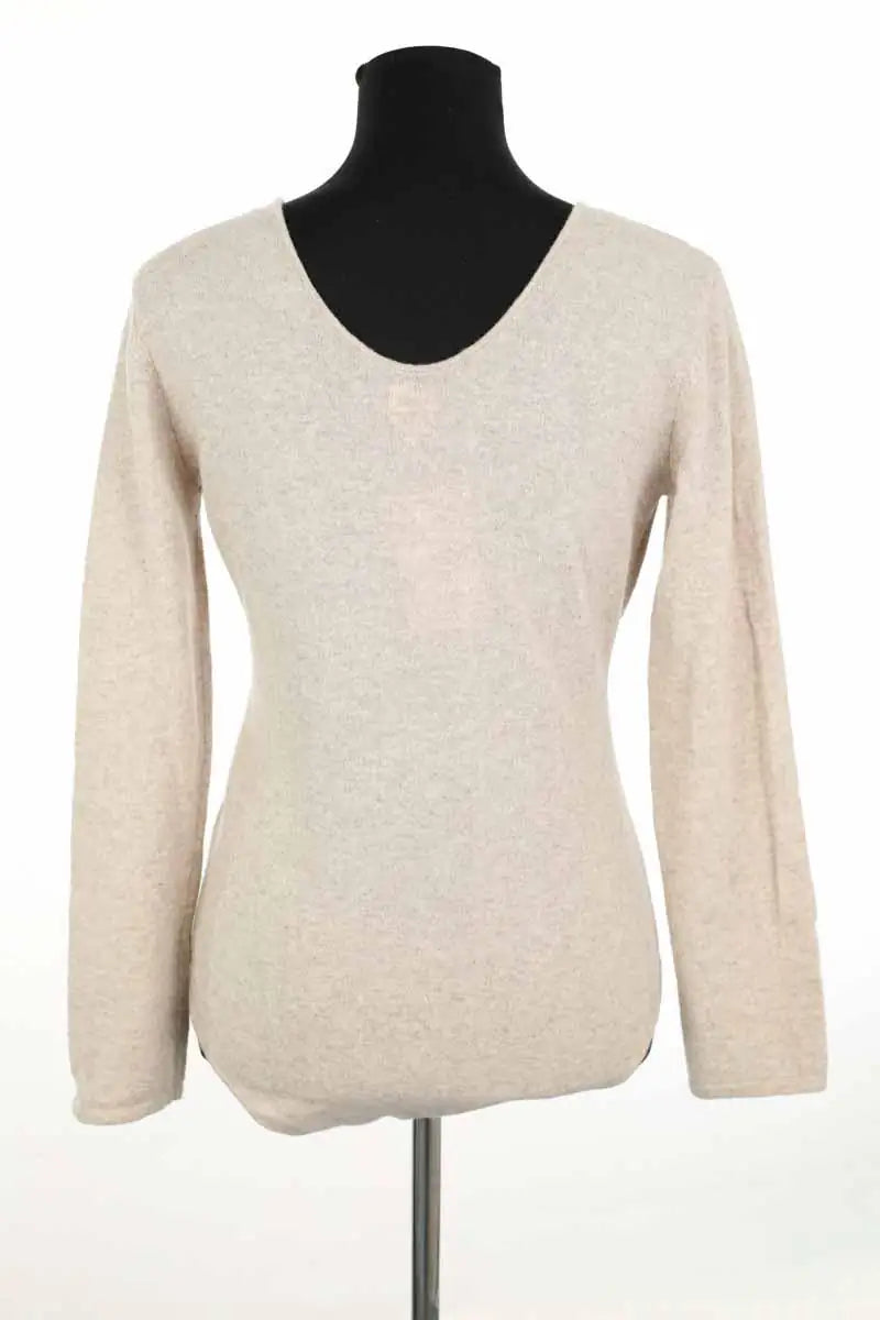 Top Des Petits Hauts Beige en Laine
