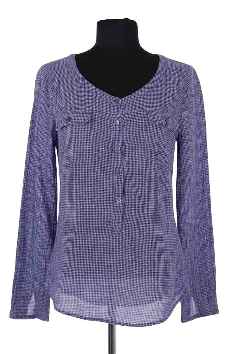 Top Des Petits Hauts Bleu en Coton, taille M - Seconde Main
