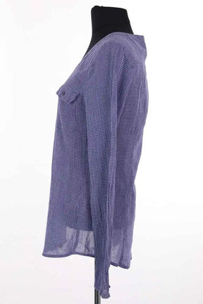 Top Des Petits Hauts Bleu en Coton
