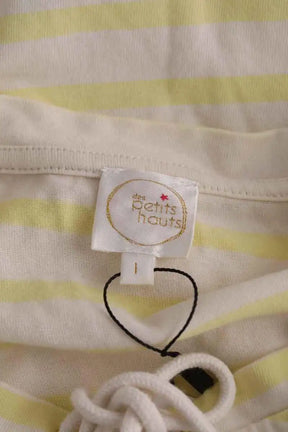 Top Des Petits Hauts Ginto Jaune en Coton