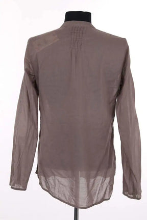 Top Des Petits Hauts Gris en Coton