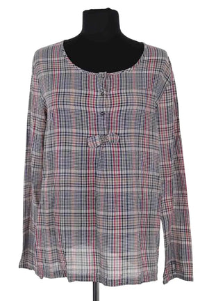 Top Des Petits Hauts Gris en Coton, taille XL - Seconde Main