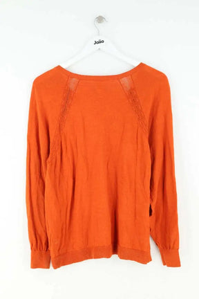 Top Des Petits Hauts Orange en Lin