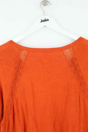 Top Des Petits Hauts Orange en Lin