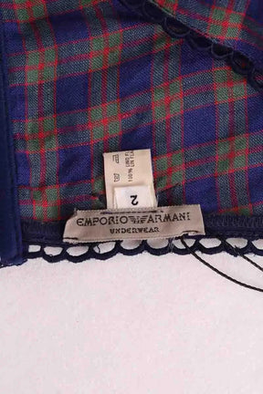 Top Emporio Armani Bleu en Lin
