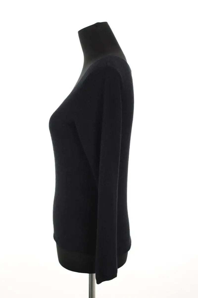 Top Eric Bompard Noir en Cachemire