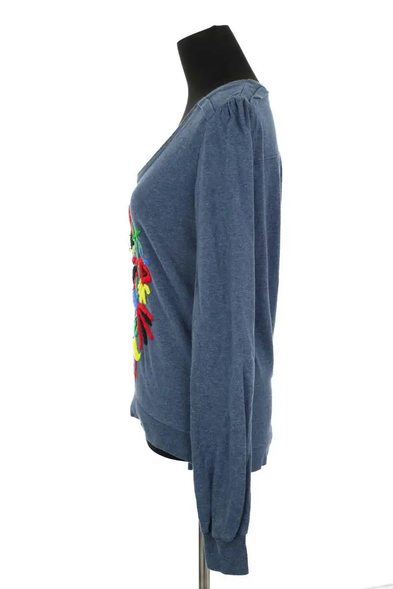 Top Essentiel Antwerp Bleu en Coton