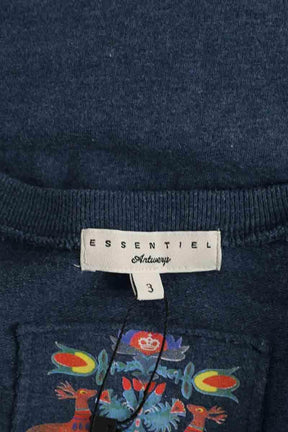 Top Essentiel Antwerp Bleu en Coton