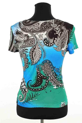 Top Etro Bleu en Viscose