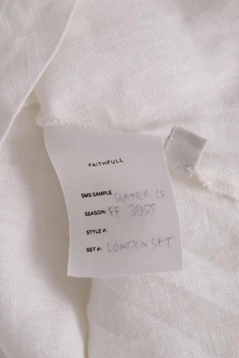 Top Faithfull The Brand Blanc en Lin