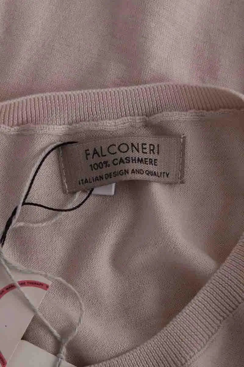 Top Falconeri Beige en Cachemire