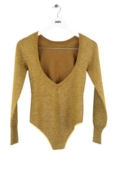 Top Forte_Forte Doré en Synthétique, taille S - Seconde Main