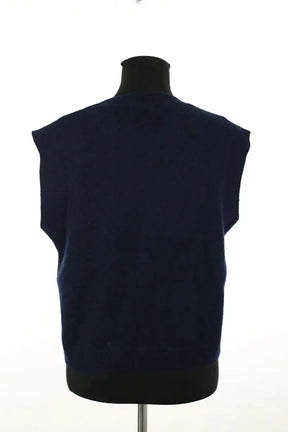 Top From Future Bleu en Cachemire