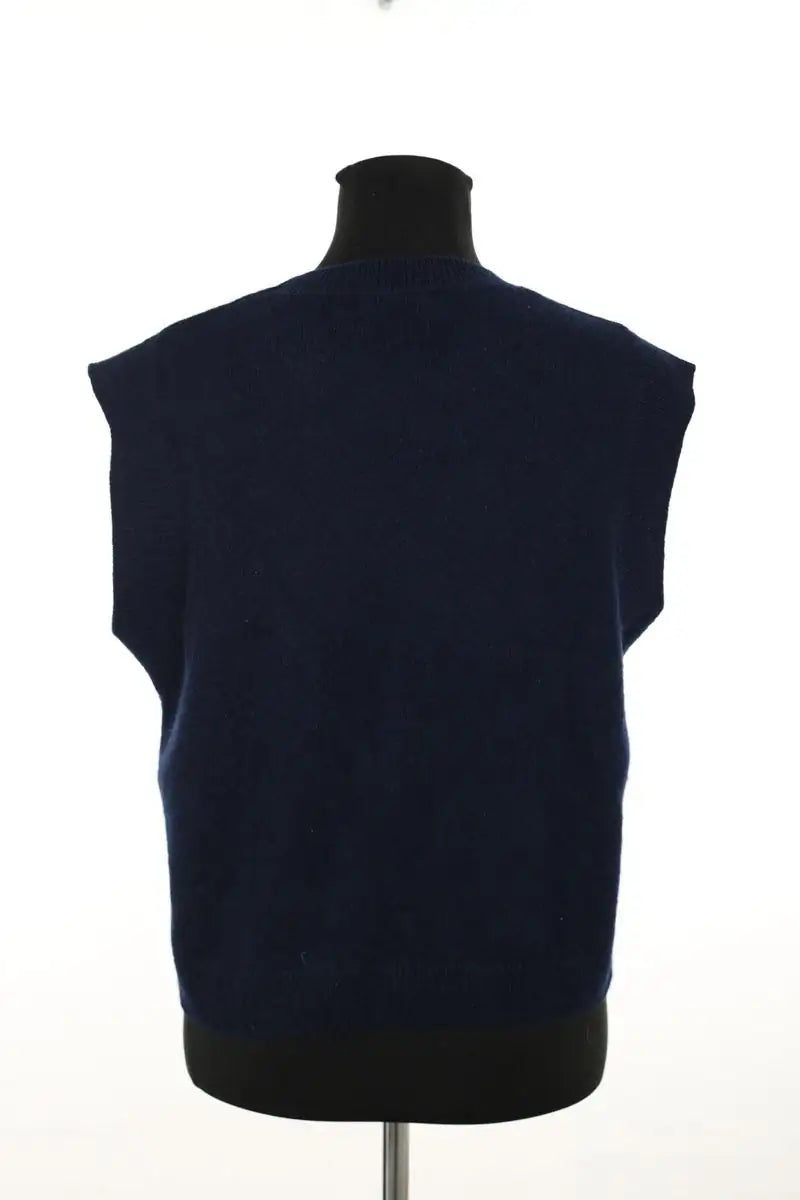 Top From Future Bleu en Cachemire
