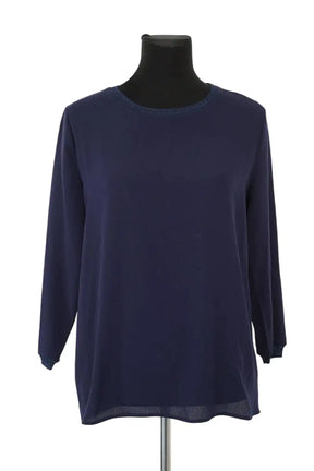 Top Gerard Darel Marine en Polyamide, taille S - Seconde Main