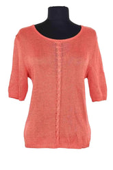 Top Gerard Darel Orange en Synthétique, taille L - Seconde Main