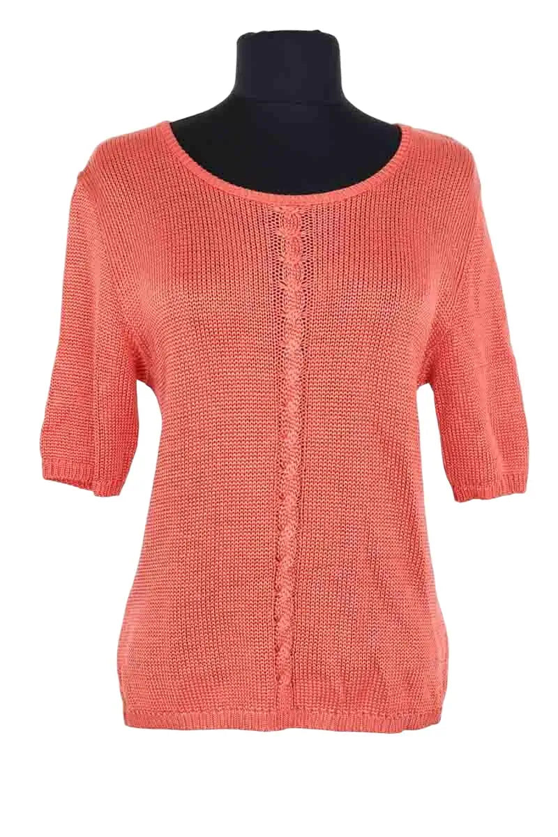 Top Gerard Darel Orange en Synthétique, taille L - Seconde Main
