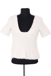 Top Givenchy Blanc en Coton, taille XS - Seconde Main