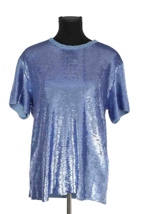 Top Iro Natesa Bleu en Synthétique, taille XS - Seconde Main