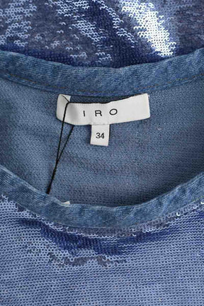 Top Iro Natesa Bleu en Synthétique