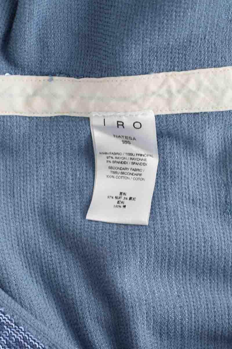 Top Iro Natesa Bleu en Synthétique