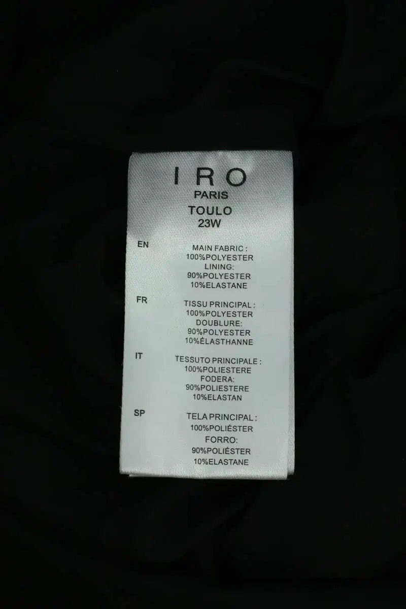 Top Iro Noir en Synthétique