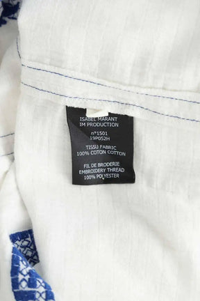 Top Isabel Marant Bleu en Coton