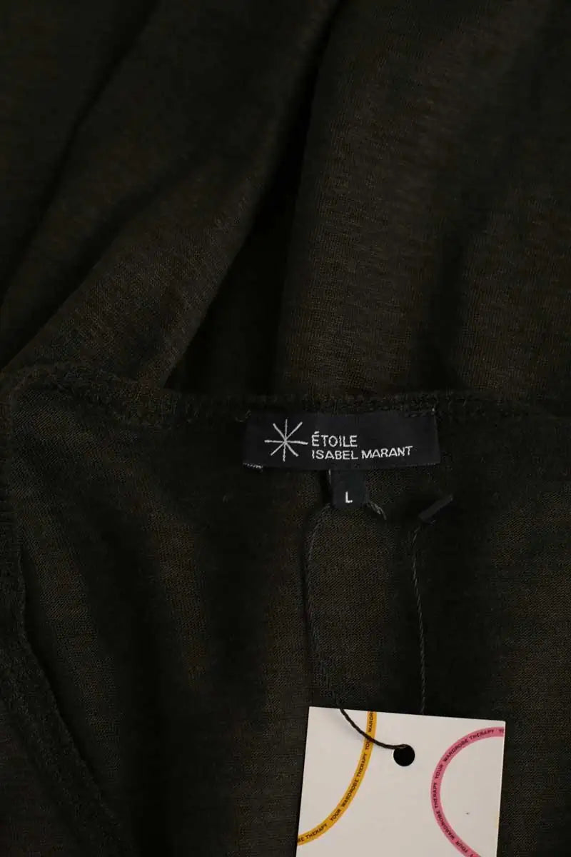 Top Isabel Marant Étoile Kaki en Lin