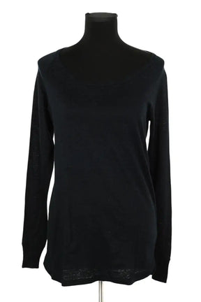 Top Isabel Marant Étoile Noir en Lin, taille L - Seconde Main