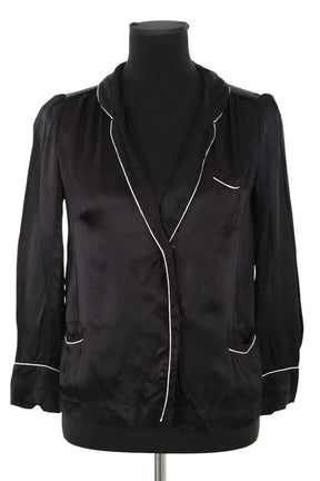 Top Isabel Marant Étoile Noir en Viscose, taille XS - Seconde Main