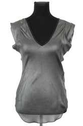 Top Isabel Marant Gris en Soie, taille M - Seconde Main