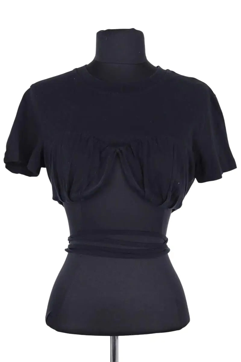 Top Jacquemus Noir en Coton, taille S - Seconde Main