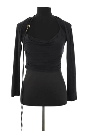 Top Jacquemus Noir en Synthétique, taille S - Seconde Main