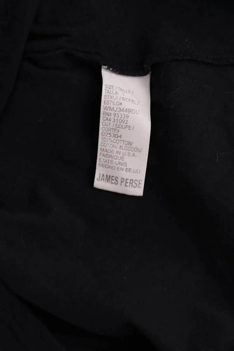 Top James Perse Noir en Coton