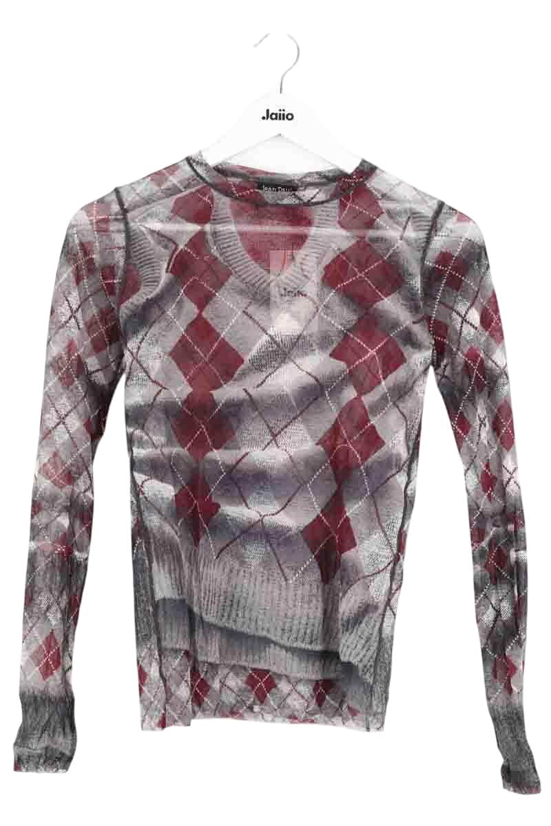 Top Jean Paul Gaultier Gris en Synthétique, taille L - Seconde Main
