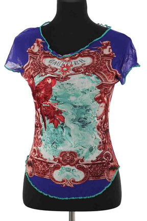 Top Jean Paul Gaultier Multicolore en Synthétique, taille S - Seconde Main