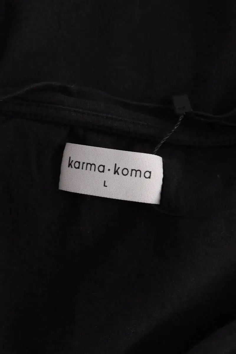 Top Karma Koma Noir en Coton